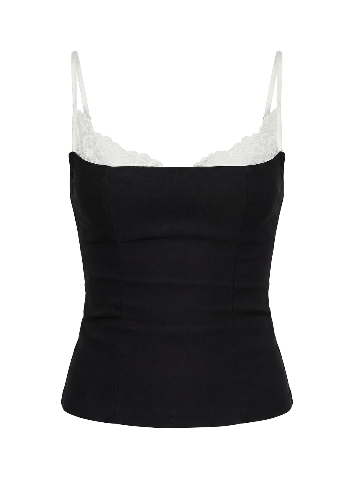 Renaissance Corset Lace Top Black — 22